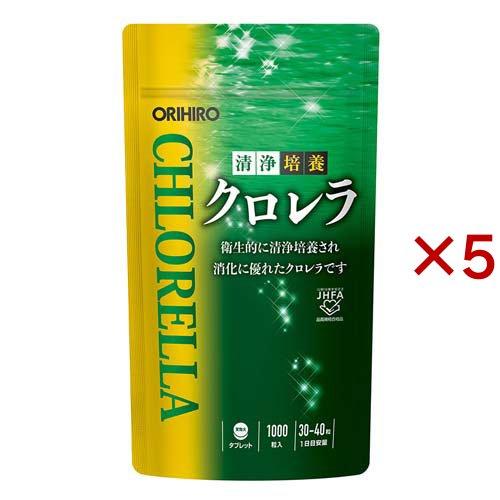 ORIHIRO 清浄培養クロレラ ( 1000粒×5セット )