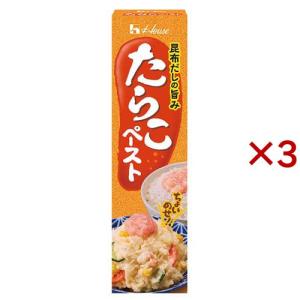 ハウス たらこペースト ( 40g×3セット )/ ハウス｜soukai