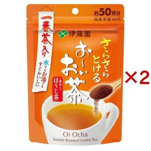 伊藤園 おーいお茶 さらさら ほうじ茶 粉末 チャック付き袋タイプ