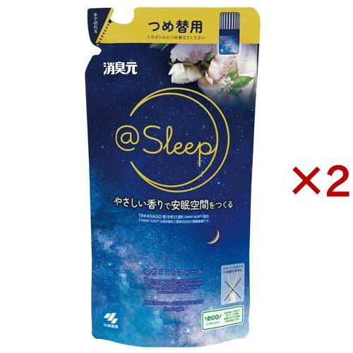 消臭元 ＠Sleep ゆめごこちフルール 寝室用 つめ替用 ( 400ml×2セット )/ 消臭元