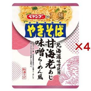 ペヤング 甘海老あじ味噌らーめん風やきそば ( 123g×4セット )