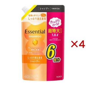 エッセンシャル しっとりまとまる シャンプー つめかえ用 ( 1800ml×6