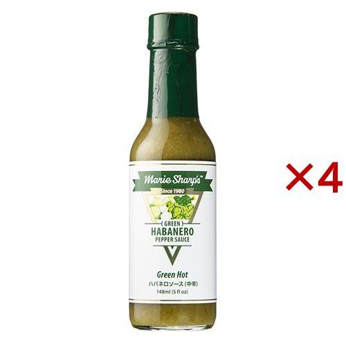 マリーシャープス ハバネロソース グリーンホット(中辛) ( 148mL×4セット )/ マリーシャ...