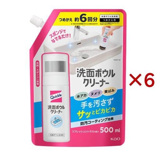 クイックル 洗面ボウルクリーナー つめかえ用 ( 500ml×6セット )/ クイックル