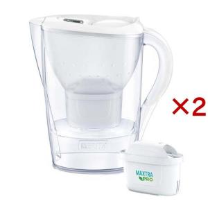 ブリタ ポット型浄水器 マレーラ マクストラプロ カートリッジ 1個付き ( 2セット )/ ブリタ(BRITA)