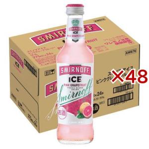 スミノフアイス ピンクグレープフルーツ ( 275ml×24本 ) : 爽快
