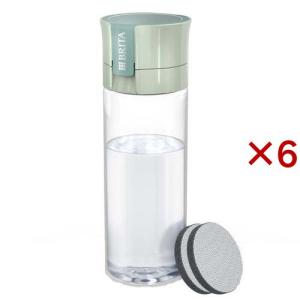 ブリタ ボトル型浄水器 ライトグリーン 容量600ml カートリッジ 2個付き ( 6セット )/ ブリタ(BRITA)