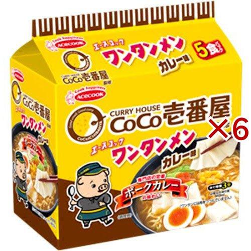 ワンタンメンCoCo壱番屋カレー ( 5食入×6セット )