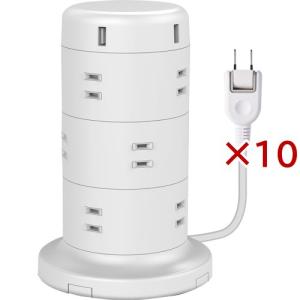エレコム 電源タップ 12個口 2m 雷サージ ...の商品画像