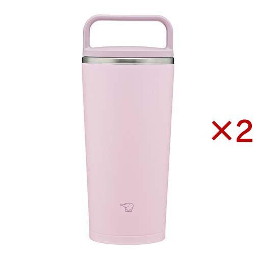 象印 ステンレスキャリータンブラー 300ml パウダリーピンク SX-JS30-PM ( 2セット...
