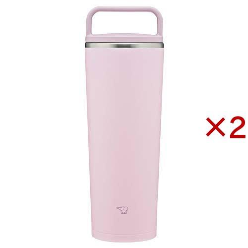 象印 ステンレスキャリータンブラー 400ml パウダリーピンク SX-JS40-PM ( 2セット...