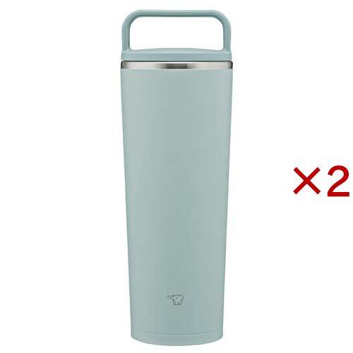 象印 ステンレスキャリータンブラー 400ml アッシュグリーン SX-JS40-GM ( 2セット...