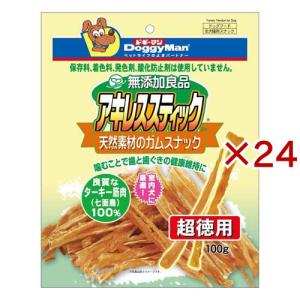 ドギーマン 無添加良品 アキレススティック ( 100g×24セット )/ ドギーマン(Doggy Man)