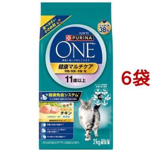 ピュリナワン キャット ドライ 健康マルチケア 11歳以上 チキン ( 2kg