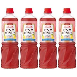 ミツカン ビネグイット りんご酢 ピンクグレープフルーツ 6倍濃縮 業務用 ( 1000ml*4本セット )/ ビネグイット(飲むお酢)｜soukai