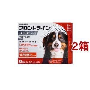 【動物用医薬品】フロントラインプラス 犬用 XL 40〜60kg未満 ( 6本入*2箱セット )/ フロントラインプラス
