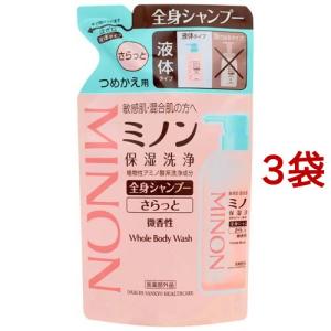 ミノン 全身シャンプー さらっとタイプ 詰替え用 ( 380ml )/ MINON