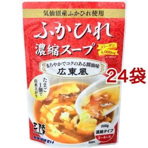 ふかひれ濃縮スープ 広東風 ( 200g*24袋セット )/ 気仙沼ほてい｜soukai