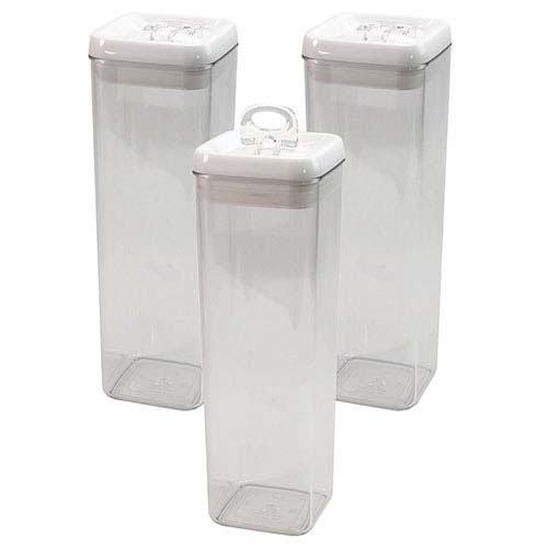 Felli フリップタイト 密閉保存容器 約10cm幅 1.9L 食洗器対応 食品保存 パスタ ( ...