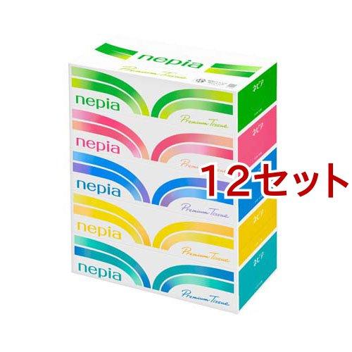 ネピアティッシュ ( 360枚入(180組)*5個パック*12セット )/ ネピア(nepia)