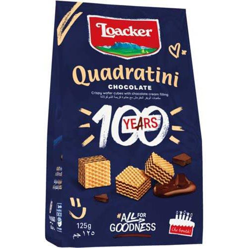 ロアカー クワドラティーニ チョコレート ( 125g )/ ロアカー(Loacker)