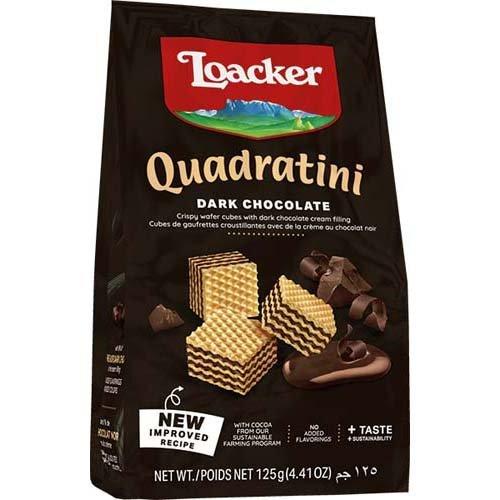 ロアカー クワドラティーニ ダークチョコレート ( 125g )/ ロアカー(Loacker)