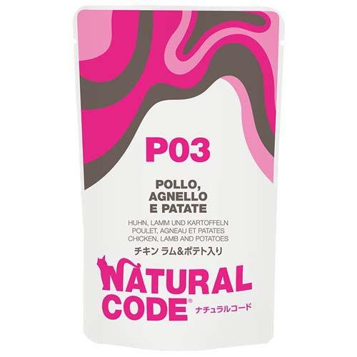 NaturalCode NCP3 チキン ラムポテト入りパウチタイプ ( 70g )/ Natura...