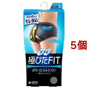 ソフィ極ぴたFIT通気コットンタイプLグレー 生...の商品画像