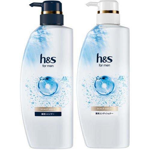 h＆s for men スカルプゴールド シャンプー＆コンディショナー セット ポンプ ( 1セット...