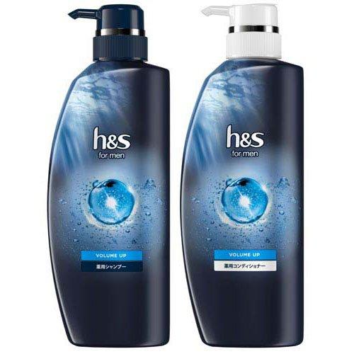 h＆s for men ボリュームアップ シャンプー＆コンディショナー セット ポンプ ( 1セット...