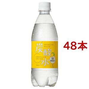 国産 天然水仕込みの炭酸水 レモン ( 500ml*48本入 )