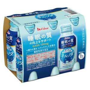 ハウス ネルノダ ( 100ml*6本入 )/ ハウス ( ハウス 睡眠の質向上 深い眠り 目覚めスッキリ GABA )｜soukaidrink