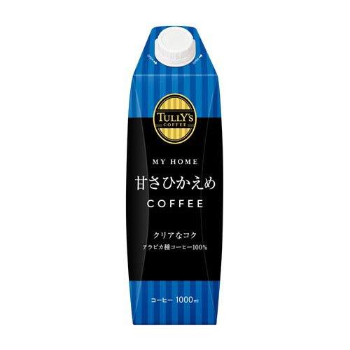 タリーズコーヒー 微糖 MY HOME キャップ付き 紙パック ( 1L*6本入 )/ TULLY&apos;...