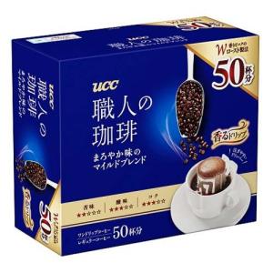 UCC 職人の珈琲 ワンドリップコーヒー まろやか味のマイルドブレンド ( 50杯分 )/ 職人の珈琲 ( ドリップバッグ アイスコーヒー 大容量 )｜soukaidrink