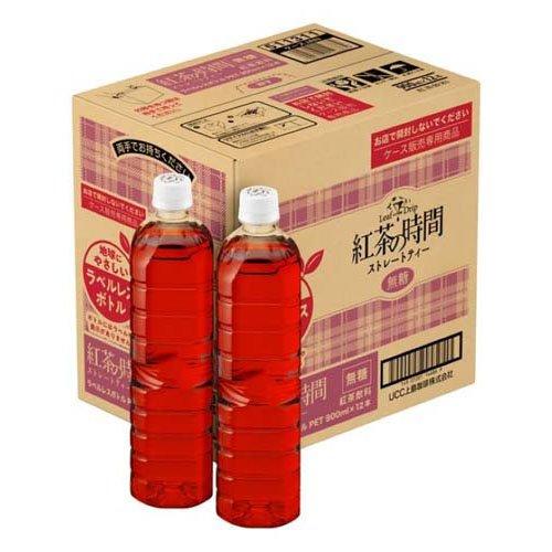 紅茶の時間 ストレートティー 無糖 ラベルレスボトル ペット ( 900ml*12本入 )/ 紅茶の...
