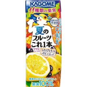 カゴメ 夏のフルーツこれ一本 シチリアレモン＆パイン / カゴメジュース