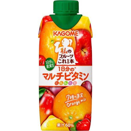 (企画品)カゴメ 私のフルーツこれ一本 1日分のマルチビタミン ( 330ml×12本入 )/ 野菜...