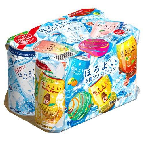 サントリー チューハイ ほろよい 詰め合わせ 6種アソート 飲み比べセット (  350ml×24本...