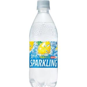 サントリー天然水スパークリング レモン 炭酸水 ( 500ml*24本 )/ サントリー天然水 ( 炭酸水 )｜soukaidrink