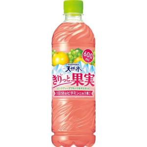 サントリー天然水 きりっと果実 オレンジ＆マンゴー ( 600ml×24本入