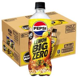ペプシ 生 BIG ZERO ( 600ml*24本入 )/ ペプシ(PEPSI) : 爽快ドリンク