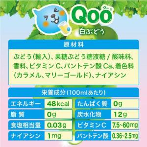 ミニッツメイド Qoo 白ぶどう ( 950m...の詳細画像2