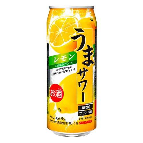 うまサワーレモン ( 490ml×24本 )/ サンガリア