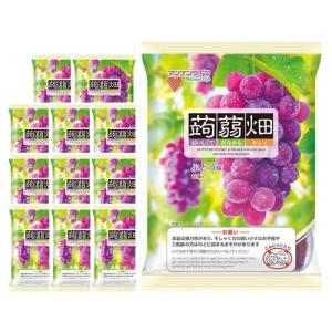 訳あり)蒟蒻畑ぶどう味 ( 12袋入×2セット )/ 蒟蒻畑 こんにゃくゼリー