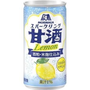 森永 スパークリング甘酒 レモン ( 190g*30本入 )/ 森永 甘酒