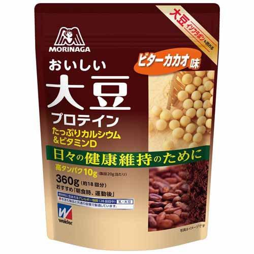 森永製菓 おいしい大豆プロテイン ビターカカオ味 ( 360g )/ 森永製菓