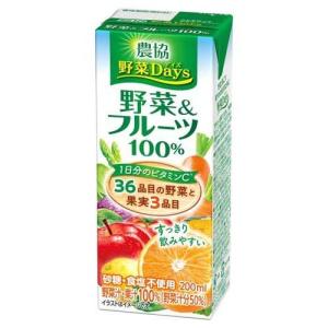 農協 野菜Days 野菜＆フルーツ100％ ( 200ml*18本入 )