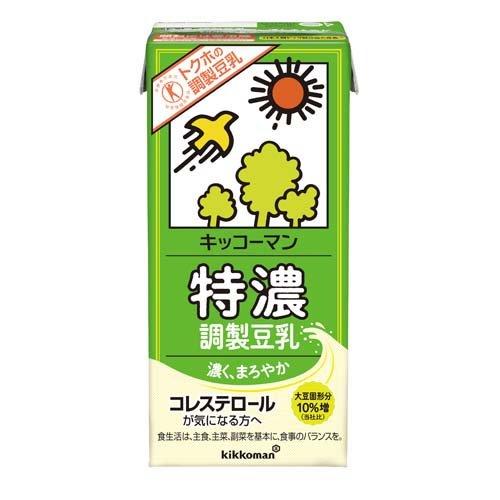 キッコーマン 特濃調製豆乳 ( 1L*6本入 )/ キッコーマン ( トクホ(特定保健用食品) たん...