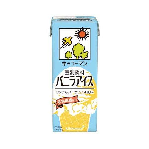 キッコーマン 豆乳飲料 バニラアイス ( 200ml*18本入 )/ キッコーマン