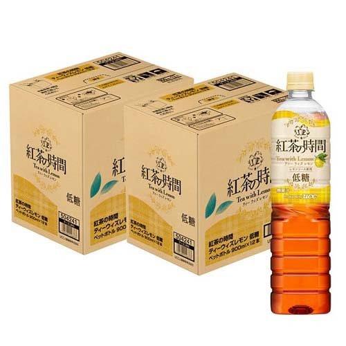 紅茶の時間 ティーウィズレモン 低糖 ペット ( 900ml*24本セット )/ 紅茶の時間 ( ア...